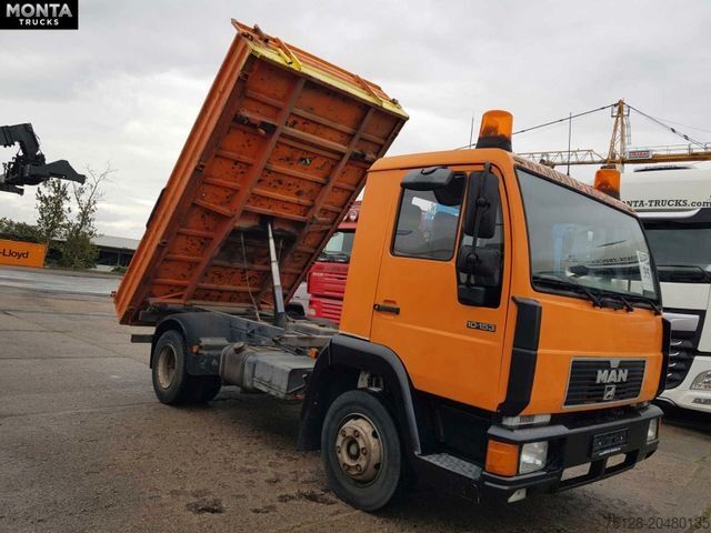 Tre-vejs tippevogn MAN L 2000 Dreiseitenkipper 10.153, AHK,3 Sitzer