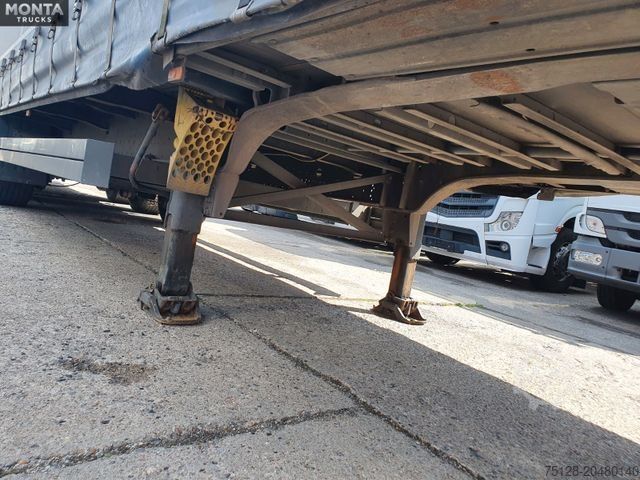 Nyitott ponyvás félpótkocsi SCHMITZ CARGOBULL SCS S3T Varios, Edscha, hydraul. Hubdach, TÜV