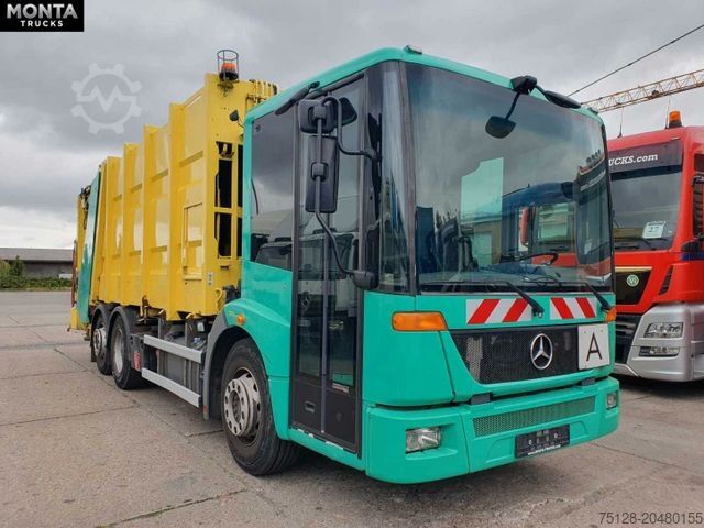 Vuilniswagen MERCEDES-BENZ Econic 2629, Zoller 23M, Lenk & Liftachse, TÜV