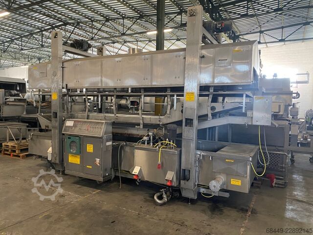 Friteuse en continu, Type BRN 3000/1000 GEA-CFS Braadlijn, Type BRN 3000/1000