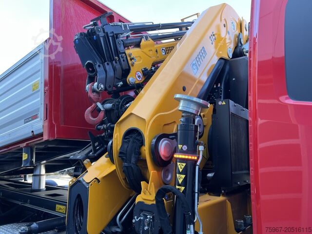 Driezijdige kipper met kraan Iveco X-WAY 480