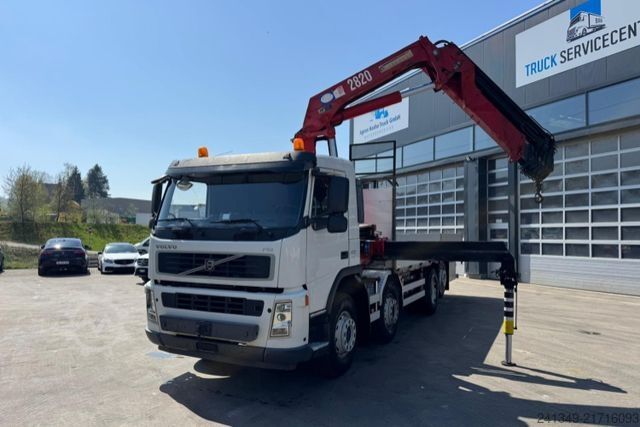 Macara montată pe camion VOLVO FM-400 8x2 HMF2820-6