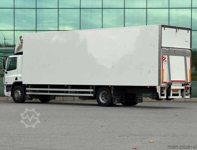 Vrachtwagen met bakwagen DAF CF 75.250 EURO 3 MANUAL GEARBOX VAN BEURDEN ISOL