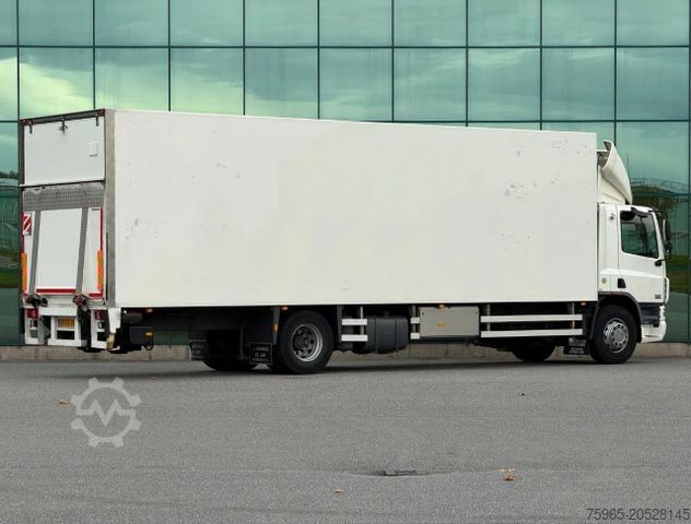 Vrachtwagen met bakwagen DAF CF 75.250 EURO 3 MANUAL GEARBOX VAN BEURDEN ISOL