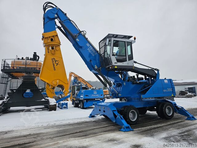 Pelle sur pneus Fuchs MHL 350 FQC + Genesis GXP400R