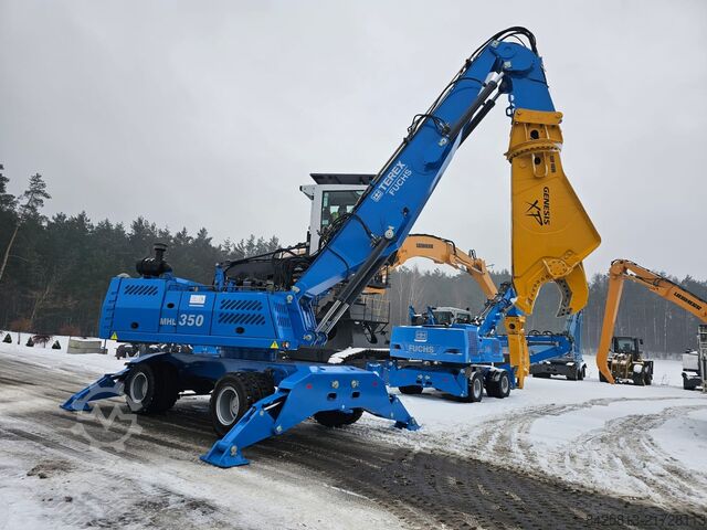 Pelle sur pneus Fuchs MHL 350 FQC + Genesis GXP400R