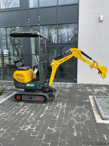 Minigraafmachine Minigraver `Gunter Grossmann Japan 1000 3 cilinder Kubota