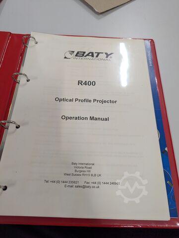 System pomiarowy Baty Profilprojektors Baty R400