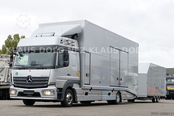 Camion porte-voitures MERCEDES-BENZ Atego 1224 Autotransp. Komplettzug Moetefindt