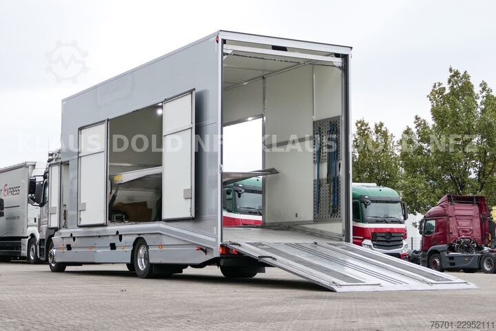 Camion porte-voitures MERCEDES-BENZ Atego 1224 Autotransp. Komplettzug Moetefindt