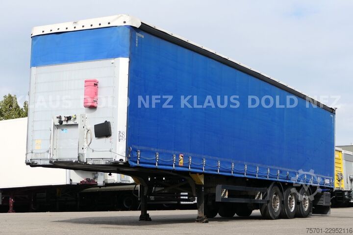 Semi-remorque porte-voitures SCHMITZ CARGOBULL SCS27 Pritsche Plane Liftachse