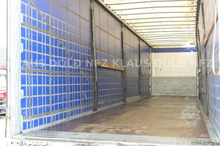 Semi-remorque porte-voitures SCHMITZ CARGOBULL SCS27 Pritsche Plane Liftachse
