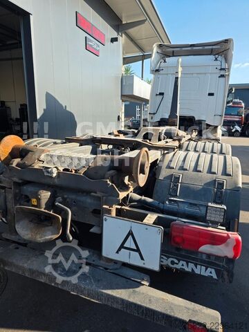 Autocamion cu cârlig pentru containere SCANIA R500 V8 / Manual / TOP ZUSTAND / German