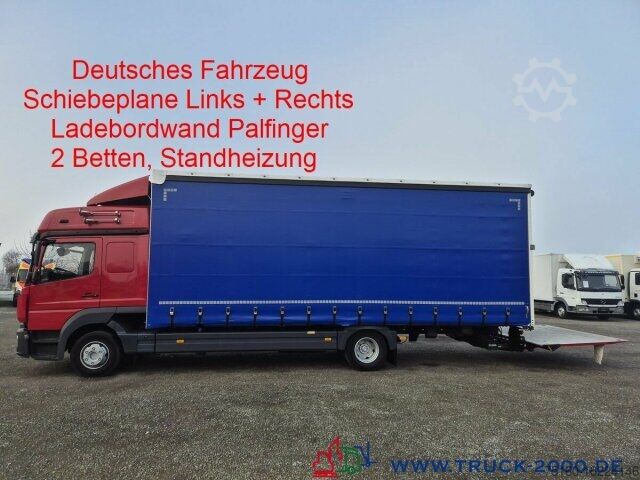 Plachtová dodávka Mercedes-Benz Atego 823 Schiebeplane LBW 164TKM s 1.Hd