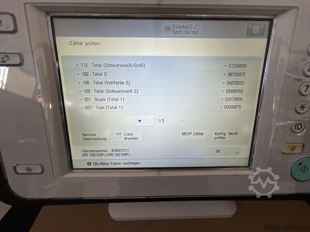 Máquina de impresión digital Canon imagePRESS C9010VP inkl. Fiery, finisher, paper deck