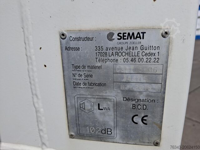 Vozidlo na svoz komunálního odpadu RENAULT D26 WIDE 320 - 6X2 - E6 - SEMAT C337