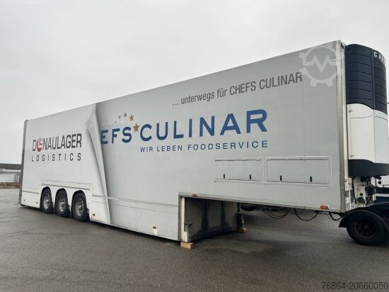 Dieplader oplegger  VAN ECK PT3ZI DOPPELDECKER, KüHLKOFFERAUFLIEGER, CARRIER VECTOR 1850,