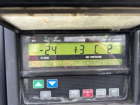 Dieplader oplegger  VAN ECK PT3ZI DOPPELDECKER, KüHLKOFFERAUFLIEGER, CARRIER VECTOR 1850,