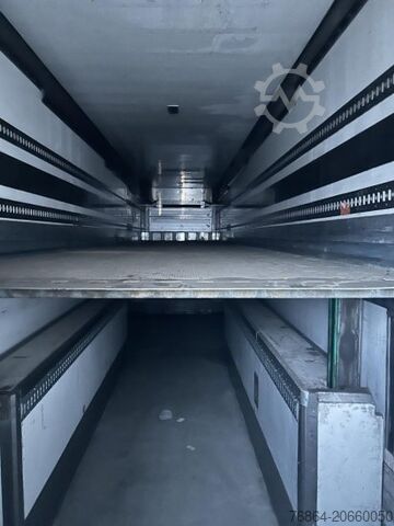 Dieplader oplegger  VAN ECK PT3ZI DOPPELDECKER, KüHLKOFFERAUFLIEGER, CARRIER VECTOR 1850,