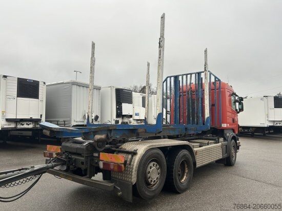 Kiepwagen SCANIA R440 6X2 ABROLLER, SCHALTER ,RETARDER, E5, LENK,LIFT HYVA LIFT, OHNE AUFBAU
