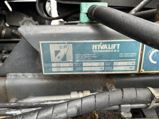 Kiepwagen SCANIA R440 6X2 ABROLLER, SCHALTER ,RETARDER, E5, LENK,LIFT HYVA LIFT, OHNE AUFBAU