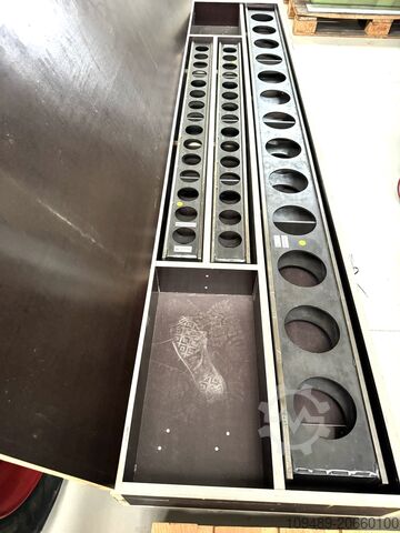 Placa de medição/régua de medição/régua de montagem Messleistensatz in Holzkiste Montagelineale