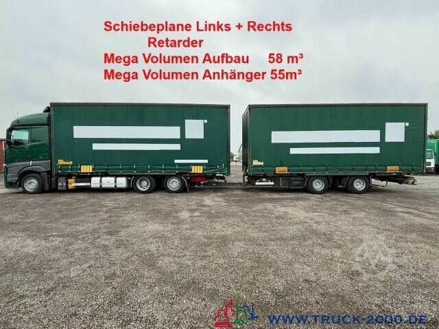 Ladbil med udskifteligt lad Mercedes-Benz Actros 2536 6x2 Volumen 2 Betten + Retarder BDF