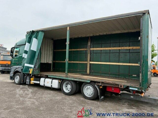 Ladbil med presenning Mercedes-Benz Actros 2536 6x2 58m³ Mega Wechselbrücke Retarder