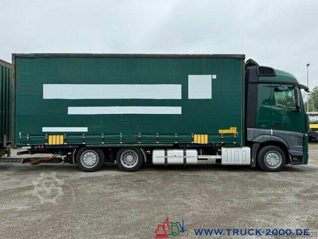 Ladbil med presenning Mercedes-Benz Actros 2536 6x2 58m³ Mega Wechselbrücke Retarder