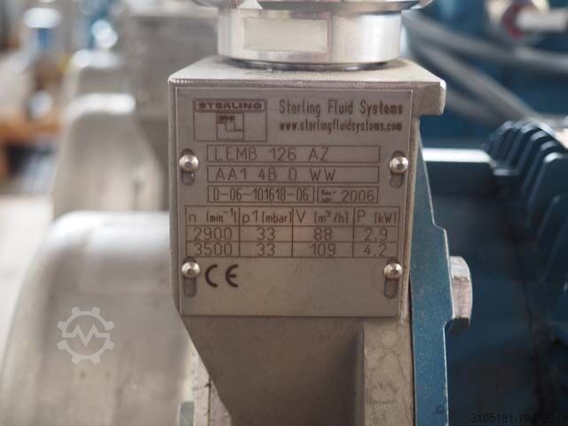 Vloeistofringvacuümpomp Sterling SIHI D-25524