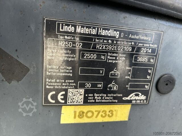 Empilhadeira diesel Linde H25D-02