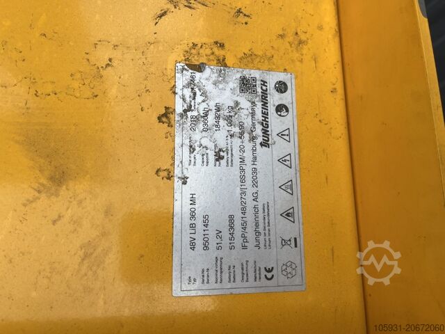 Chegada do camião Jungheinrich ETV214