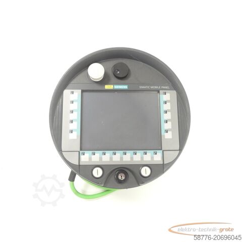 Component Siemens 6AV6645-0CC01-0AX0 MOBILE PANEL 277 SN:16459078 + 6XV1440-4BH50