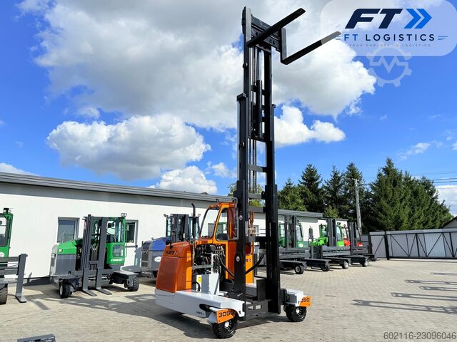 Dört yollu forklift Hubtex DQ45-D TRIPLEX 5500 FORK POSITIONER