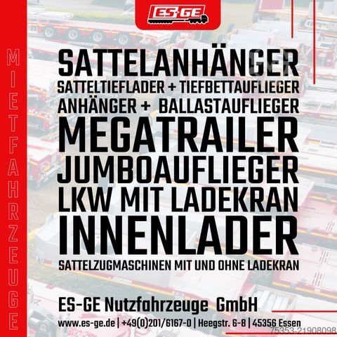 Auflieger mit Pritsche & Plane KÖGEL Kögel Cargo Pritschensattelanhänger