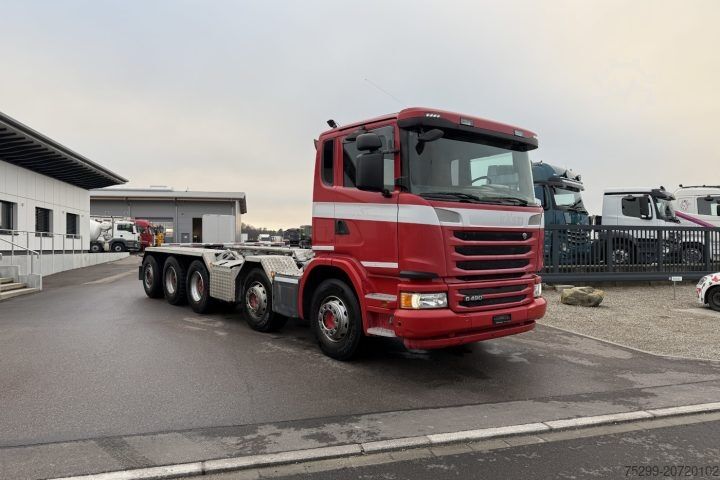 Chasis de camión Scania G 490 10x4 SWS Chassis-Kabine / Swiss-Vehicle