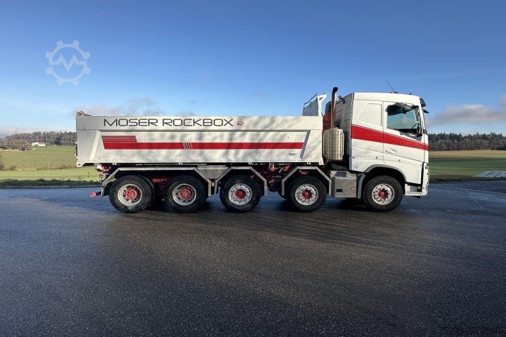 Tipper truck Volvo FH-500 10x4R SWS Moser+Liebherr / Swiss-Vehicle