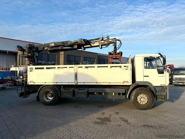 Vrachtauto met open laadbak MAN LE 18.280 Pritsche mit HIAB 133 K PRO/HIPRO Kran