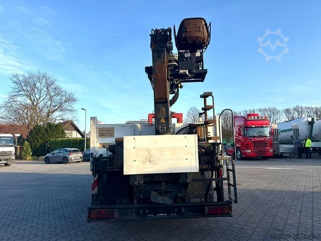 Vrachtauto met open laadbak MAN LE 18.280 Pritsche mit HIAB 133 K PRO/HIPRO Kran