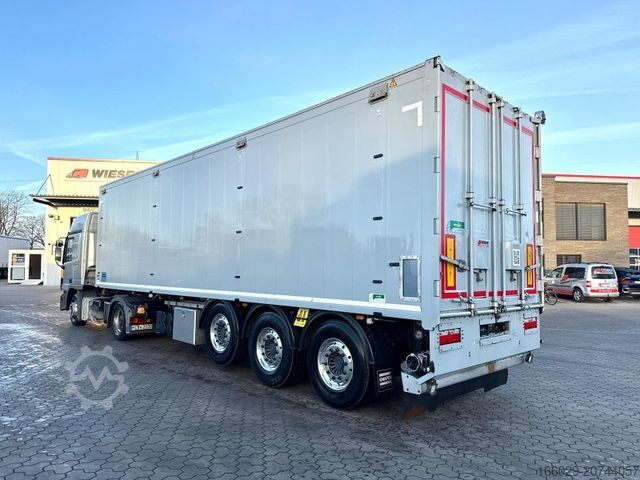 Auflieger mit Walkingfloor KNAPEN K200 Schubboden 61m³ mit Zellenradschleuse Agrar