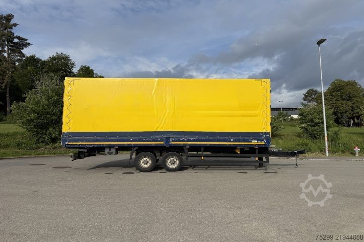Open trailer with tarp  APB 73-11-DZ Plane / Swiss-Vehicle