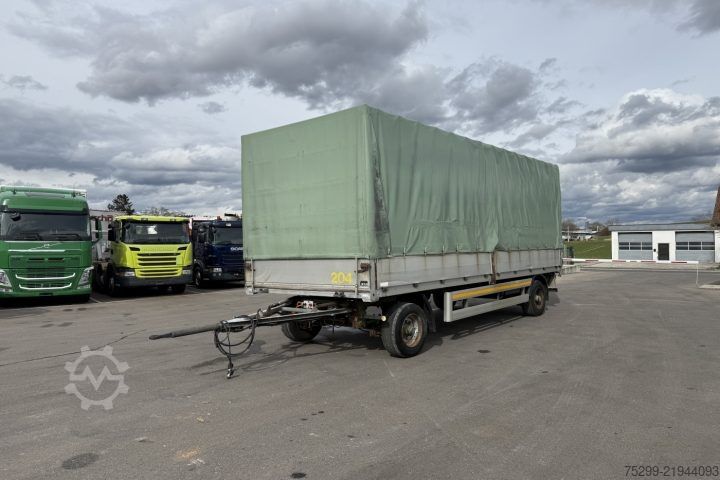 Open trailer with tarp  A 100H Plane/HB