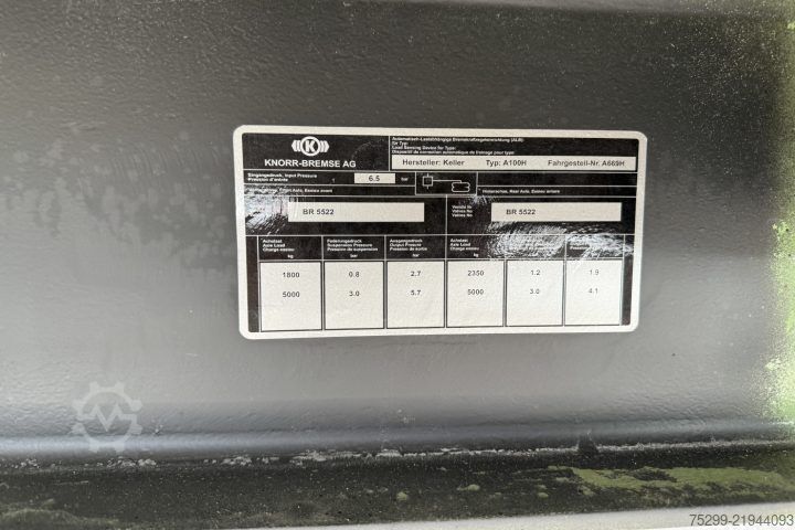 Open trailer with tarp  A 100H Plane/HB