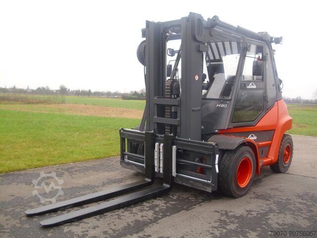 Forklift Linde H80T-02-X396 TRIPLEX-ZVG-KAB-HZG- NUR 76