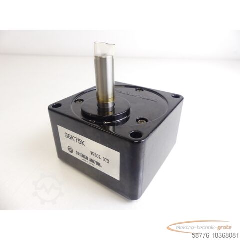 Oriental Motor Motor Oriental Motor 3GK75K Reduzier-Getriebe-Kopf WP802 072 - ! -