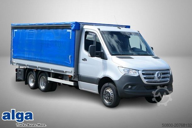 Perdeli panelvan MERCEDES-BENZ 519 CDI Sprinter 6x2, 3-Achser, Schiebeplane