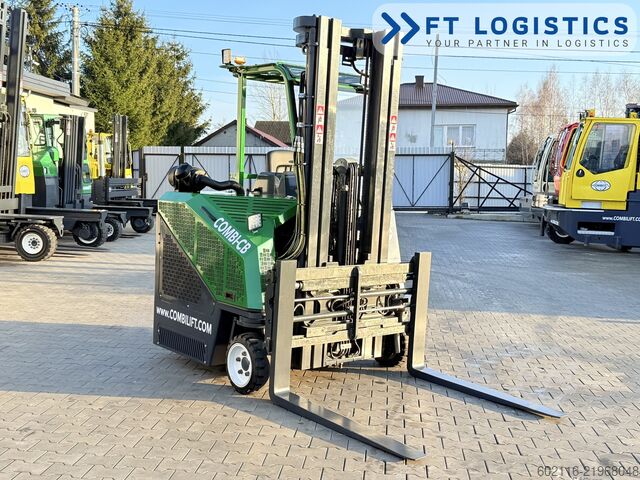 Carretilla retráctil de 4 vías Combilift C2500CB DIESEL TRIPLEX 5500 POSITIONER