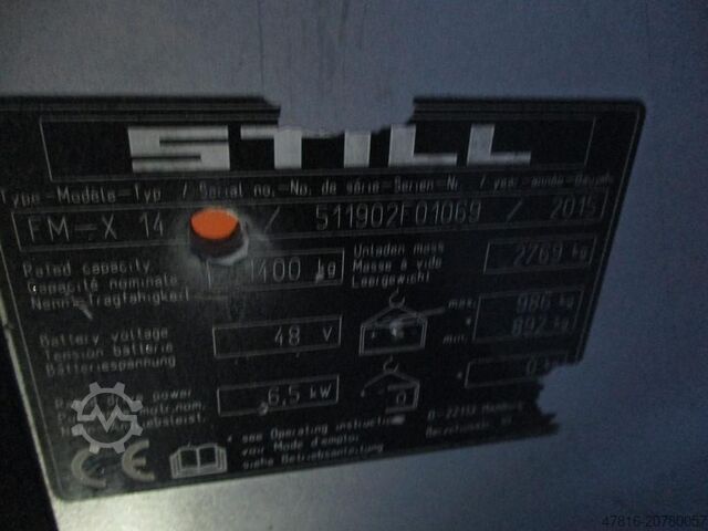 Reach truck STILL FM X14