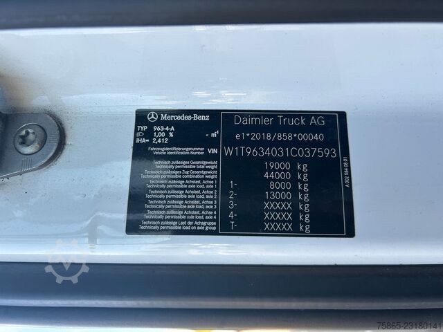  Mercedes-Benz Actros 1845 Gigaspace / Tacho V2 / 391 dkm / Bl...
