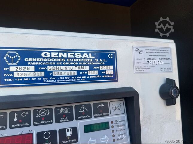 Emergency power generator MTU 1000 KVA Notstromaggregat MTU Generator